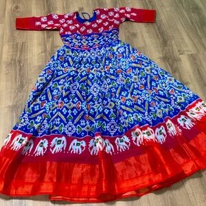 Womens flared long/ maxi gown